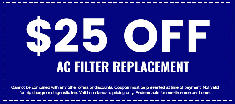 Discounts on AC Filter Replacement